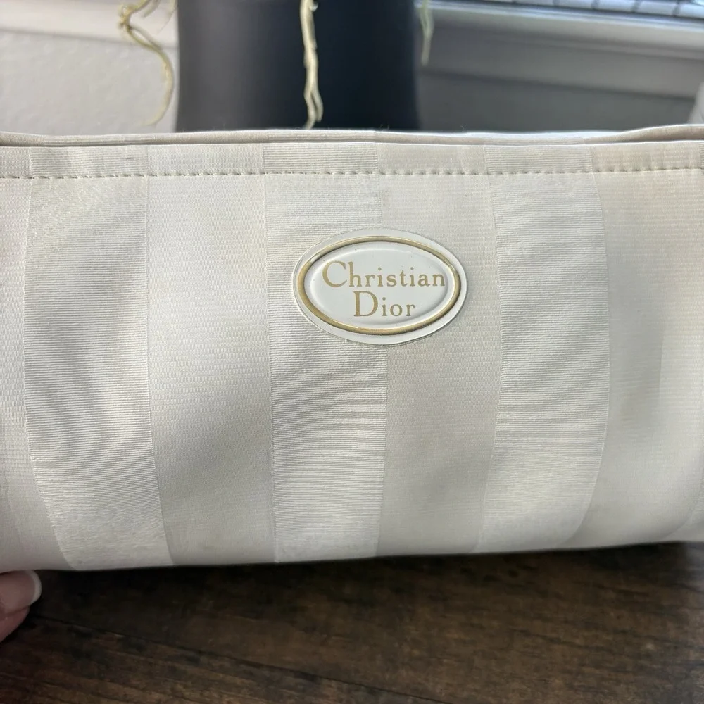 Vintage Christian Dior Satan Makep Bag